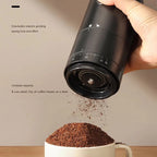 2025 Electric Coffee Bean Grinder Rechargeable Automatic Grinder Portable Coffee Grinder with steel core